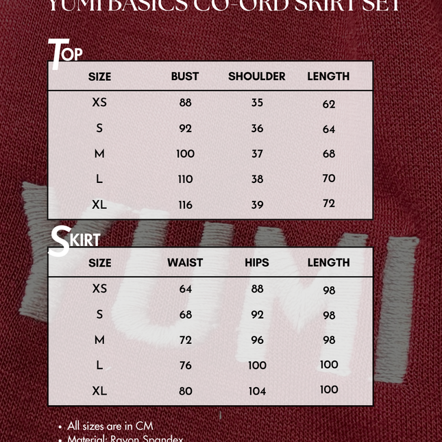 YUMI BASICS Co-Ord Set